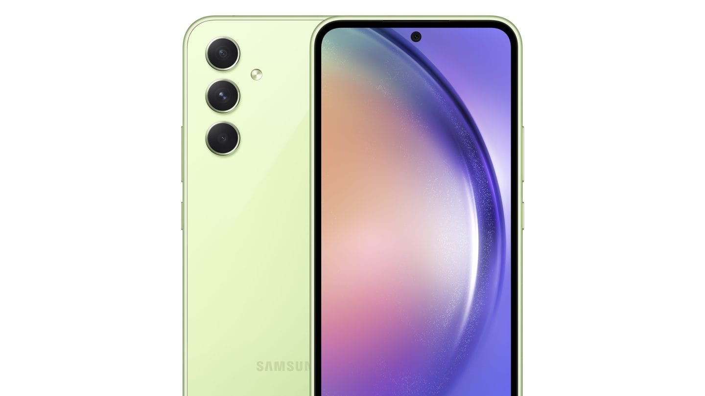 Samsung Unveils Galaxy A54 5G and A34 5G Smartphones with AI Capabilities and Nightography 1 Samsung-A546_Galaxy-A54-5G_Awesome-Lime_Front