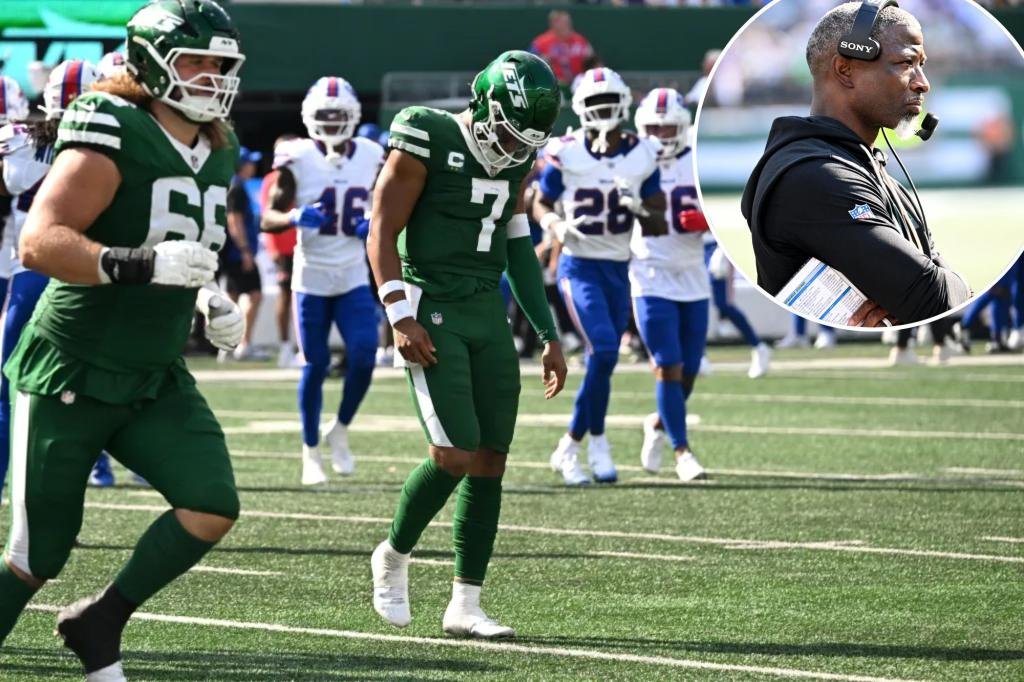 How Jets’ Aaron Glenn is approaching Justin Fields’ injury uncertainty