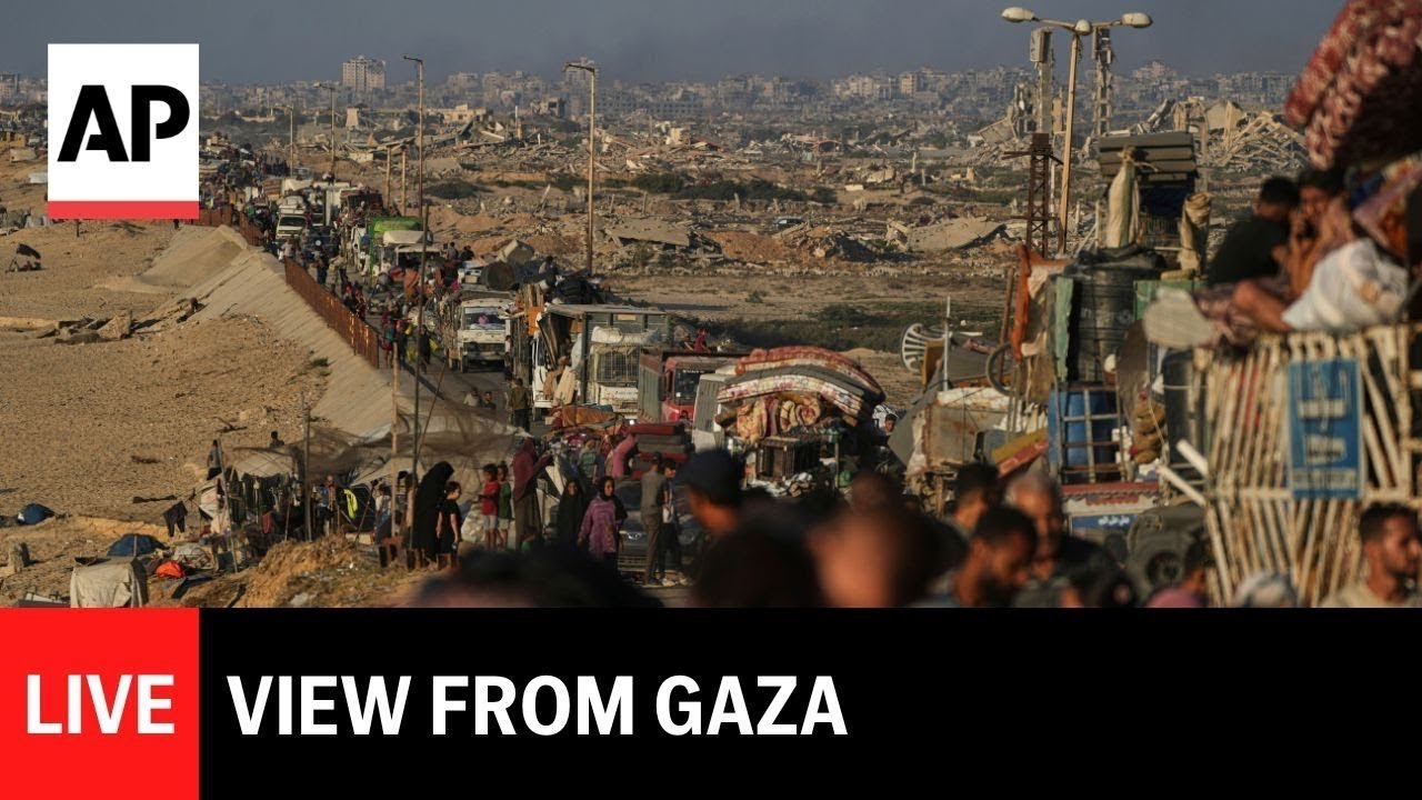 LIVE: Palestinians flee Israel's ground offensive in Gaza City (Video)
