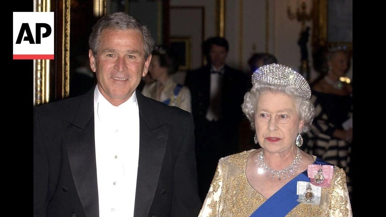 A look back at US presidents visiting British royals in the UK (Video)