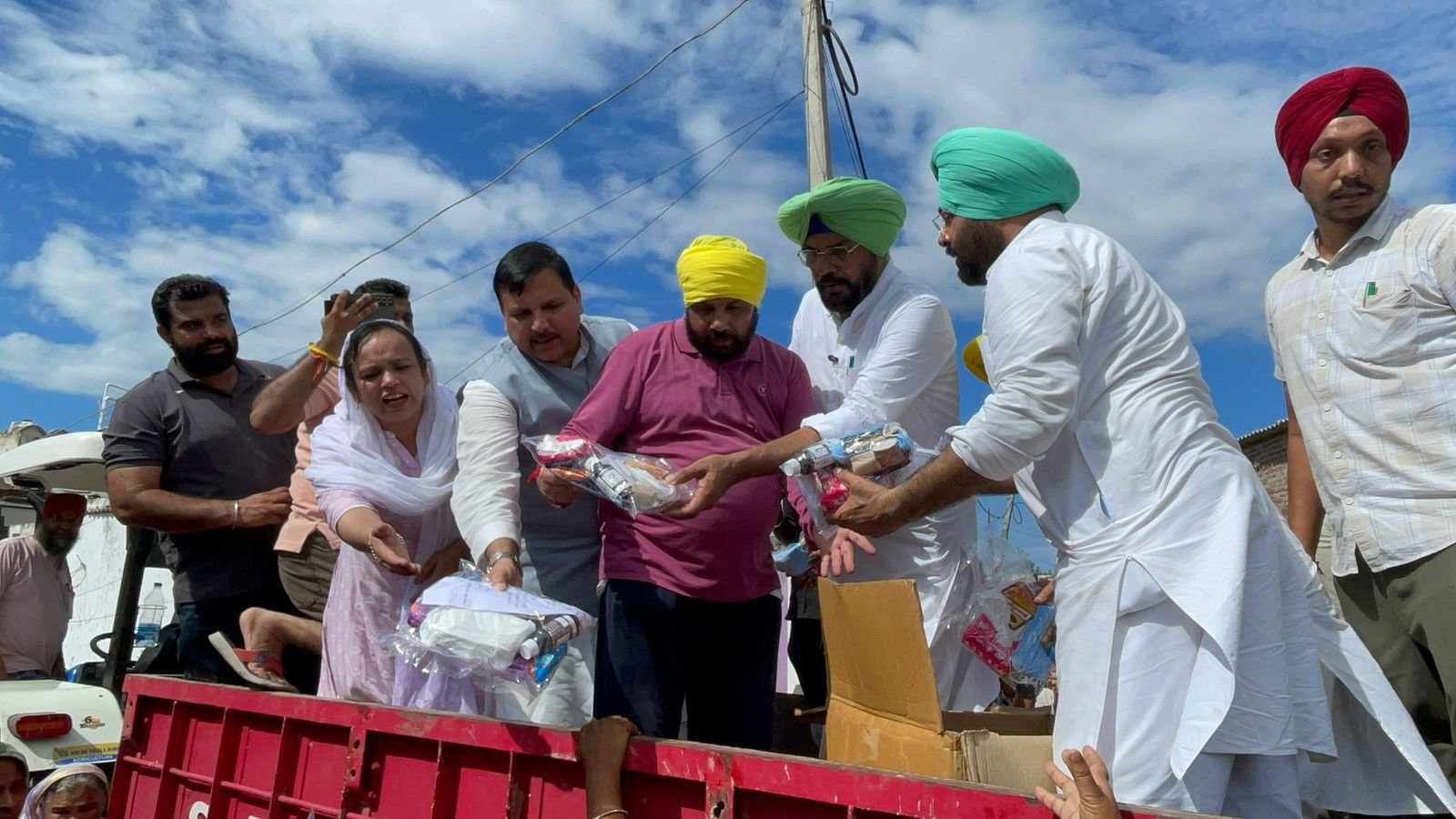 AAP MPs announce funds for flood relief works in Punjab