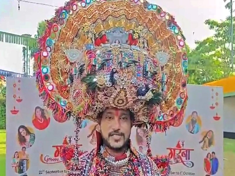 Ahmedabad’s ‘Turban Man’ unveils 5-kg ‘Operation Sindoor’ turban for Navratri