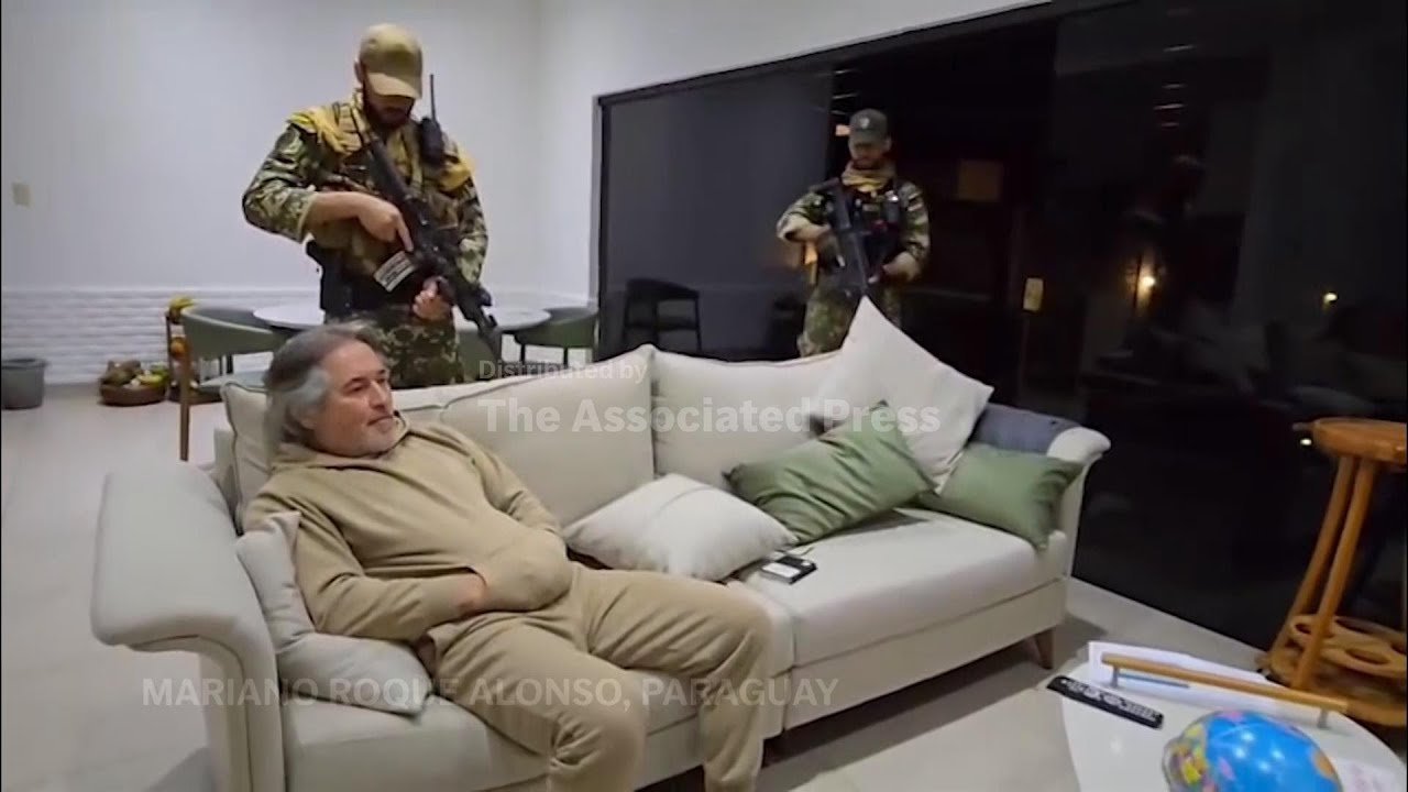 Alleged leader of violent cartel in Mexico's Tabasco state arrested in Paraguay (Video)