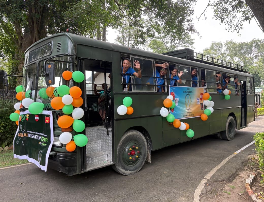 Army flags off national tour for tribal students of Assam's Tinsukia dist