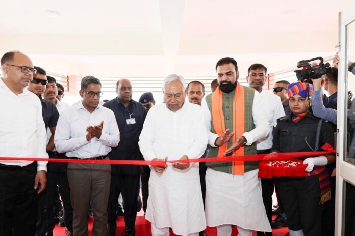 Bihar CM Nitish Kumar inaugurates SDRF headquarters in Patna
