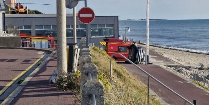 Car hits pedestrians in France's Manche, 1 dead, 3 seriously injured