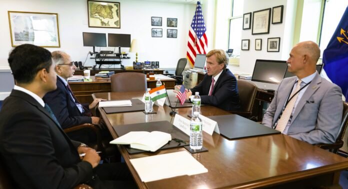 China Committee Chairman meets Indian Envoy to US, hails India as ‘essential partner’