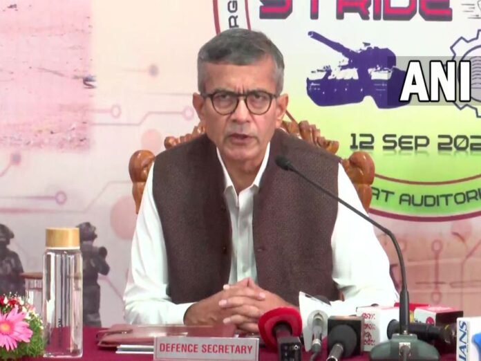 Defence Secretary Rajesh Kumar Singh