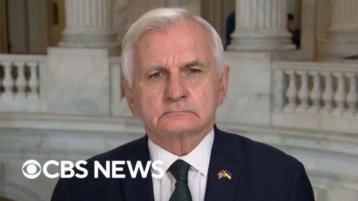 Democratic Sen. Jack Reed calls Charlie Kirk shooting “absolutely reprehensible” (Video)