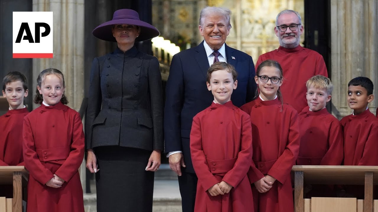 Donald and Melania Trump participate in events at Windsor Castle (Video) 5 Donald and Melania Trump participate in events at Windsor Castle (Video)