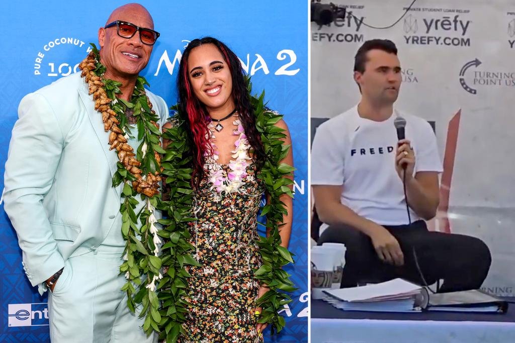 Dwayne ‘The Rock’ Johnson’s daughter slammed online for insensitive comments made hours after Charlie Kirk’s assassination