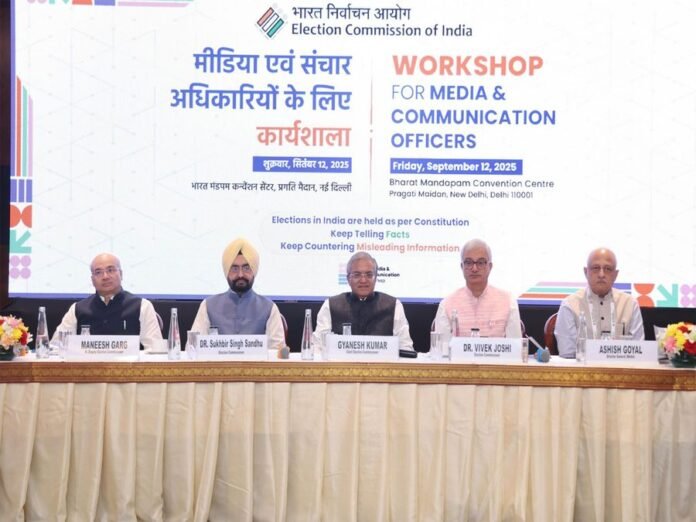 ECI holds Media workshop with emphasis on facts and countering misleading information