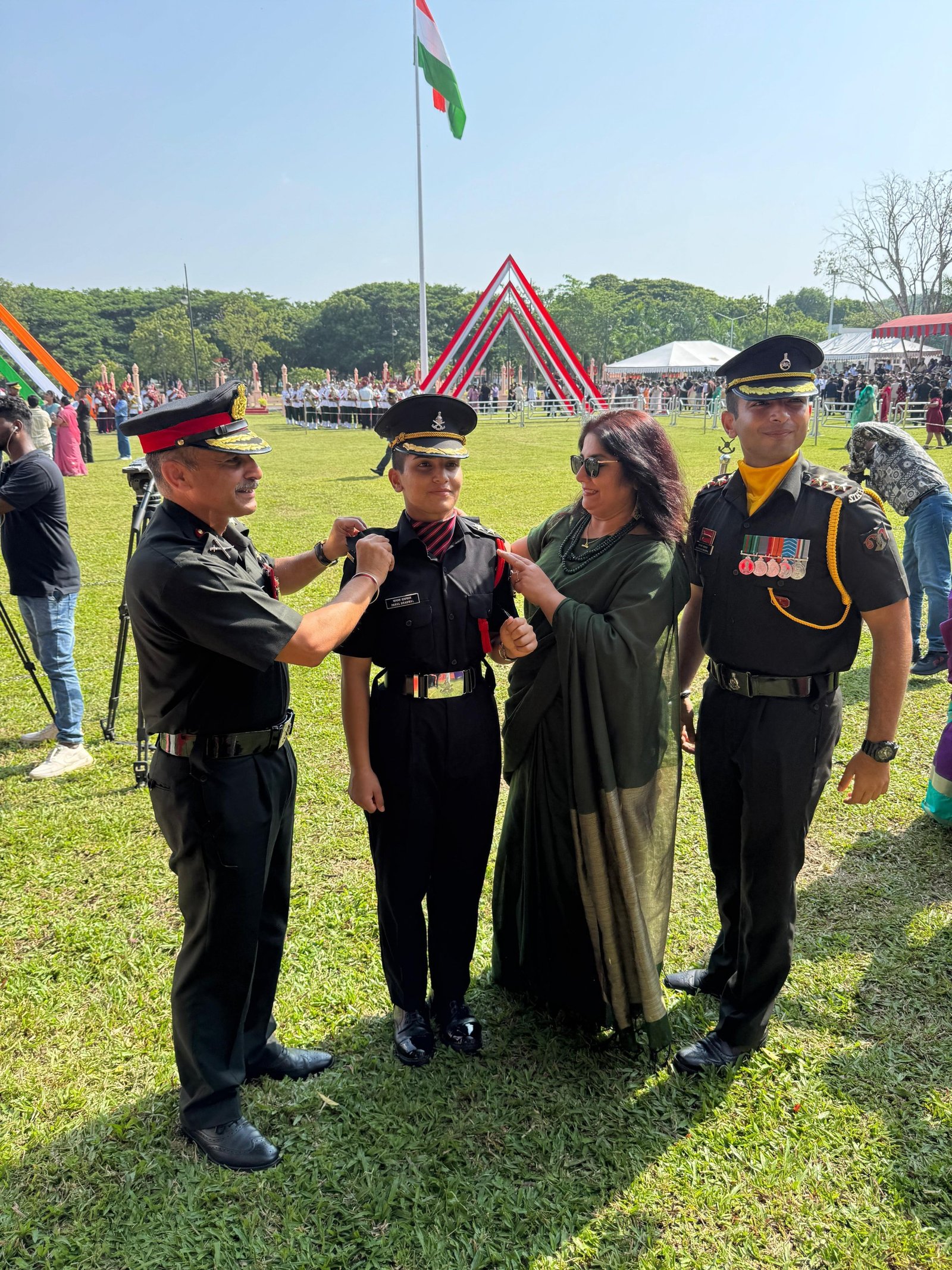 Fifth-generation woman officer commissioned into Indian Army at passing out parade in Chennai