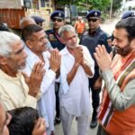 Haryana CM Saini visits areas hit by waterlogging, assures all help