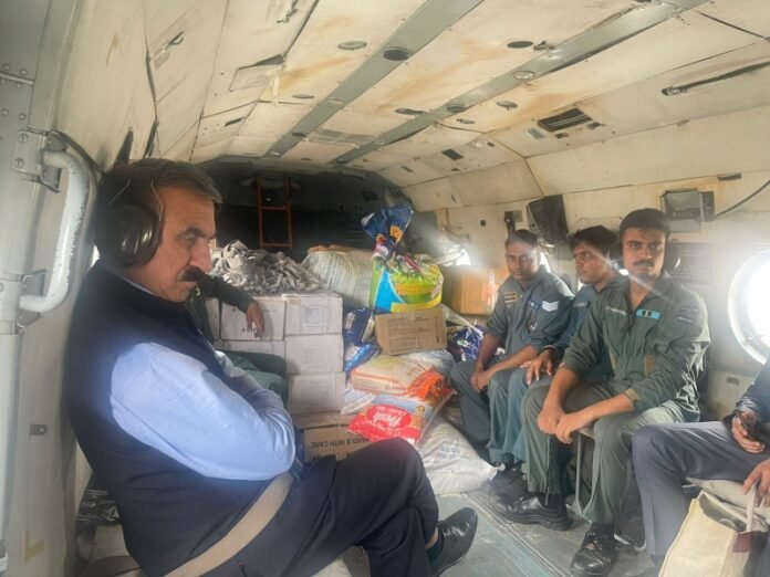 Himachal CM reaches Kullu in IAF chopper, visits flash floods-hit areas