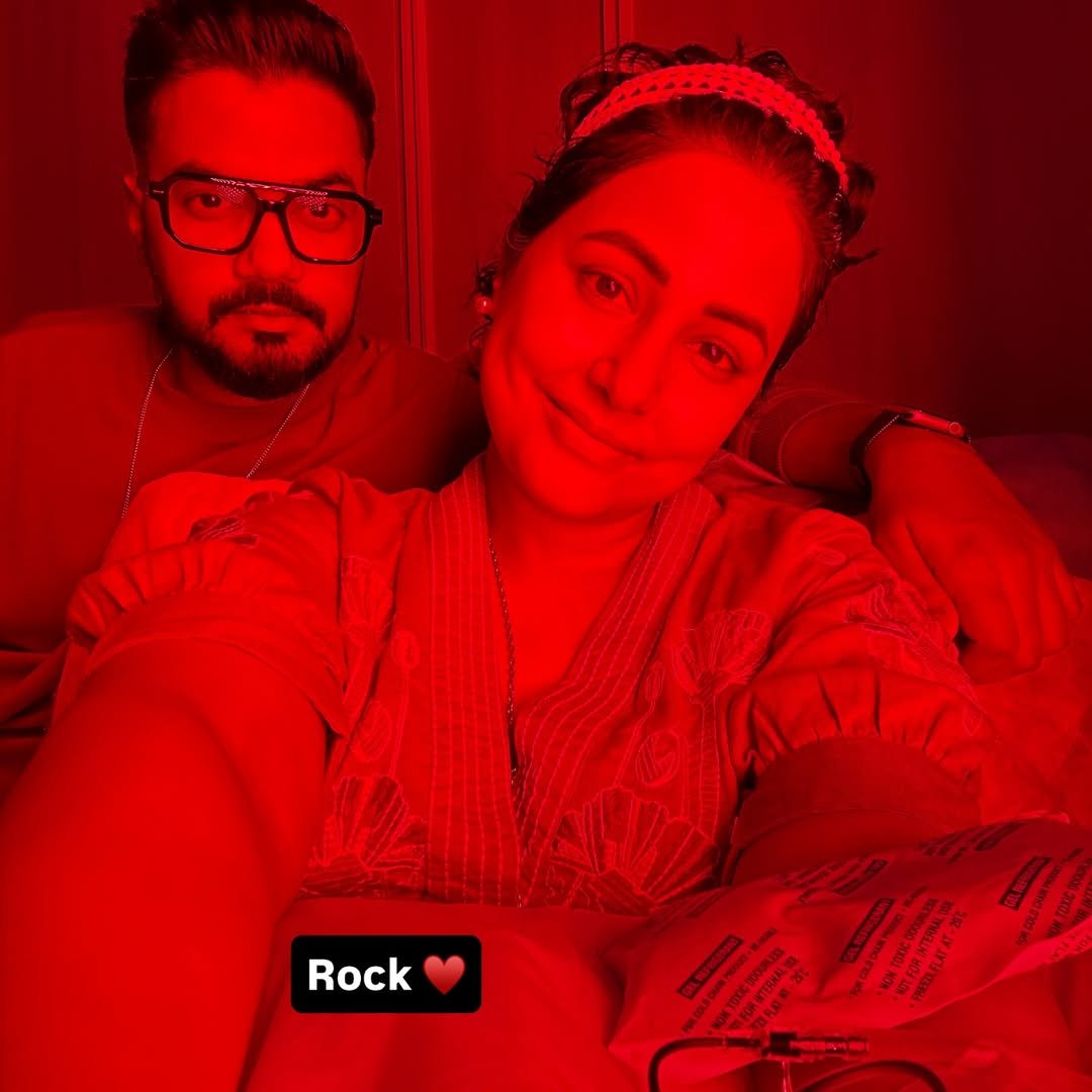 Hina Khan says 'grateful for everything' as her life juggles between shoot & treatment