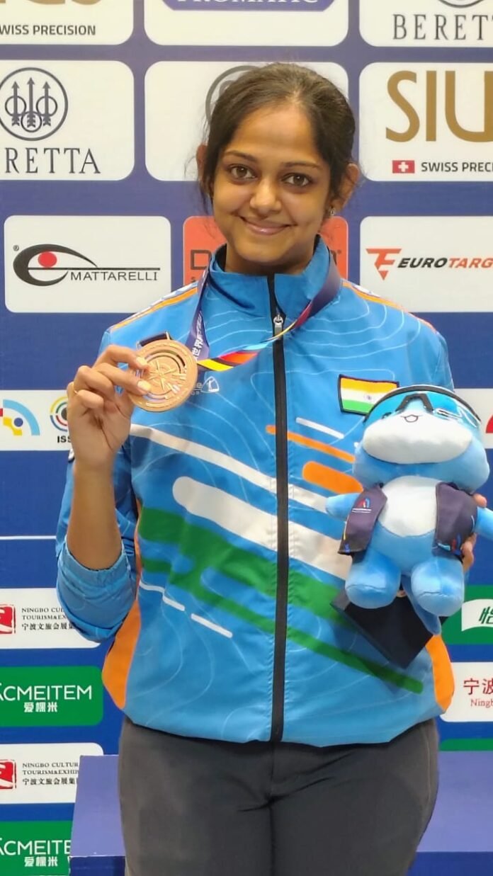 ISSF World Cup: Meghana wins bronze in women’s air rifle as India ends fifth