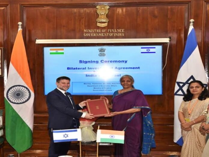 India, Israel sign Bilateral Investment Agreement to bolster economic ties
