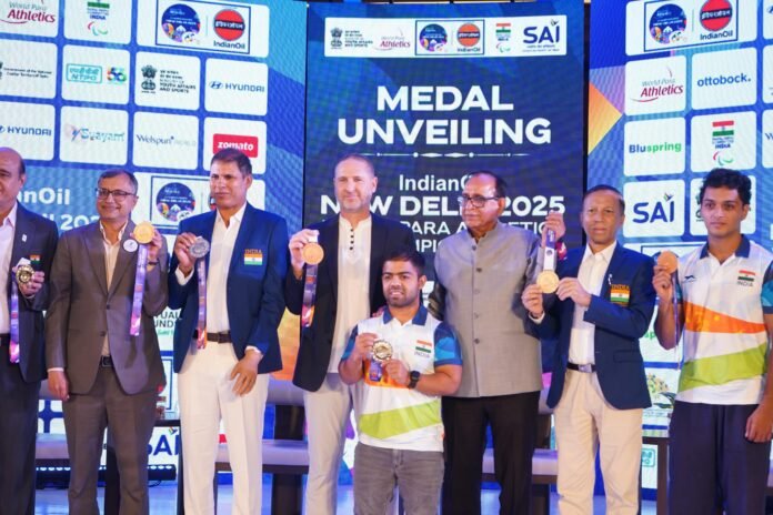India unveils striking medals for World Para Athletics Championships New Delhi 2025