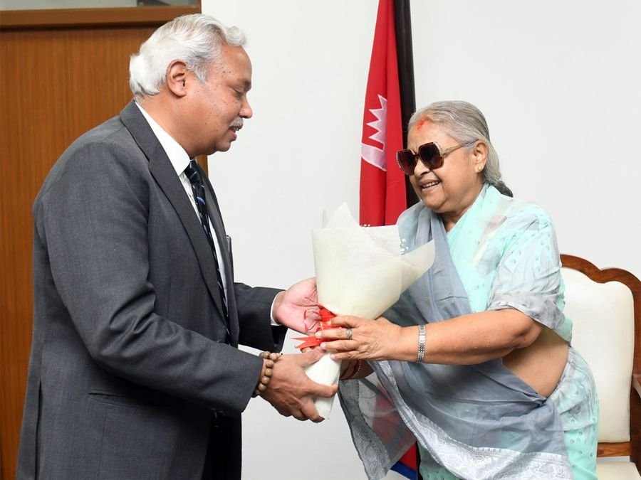 Indian Amb Naveen Srivastava calls on Nepal PM Karki, conveys PM Modi's congratulatory message 7 Indian Amb Naveen Srivastava calls on Nepal PM Karki, conveys PM Modi's congratulatory message