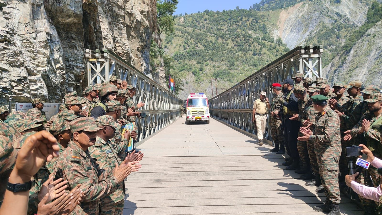 Indian Army restores vital road connectivity in J&K's Ramban with 150-foot reinforced Maitra Bridge