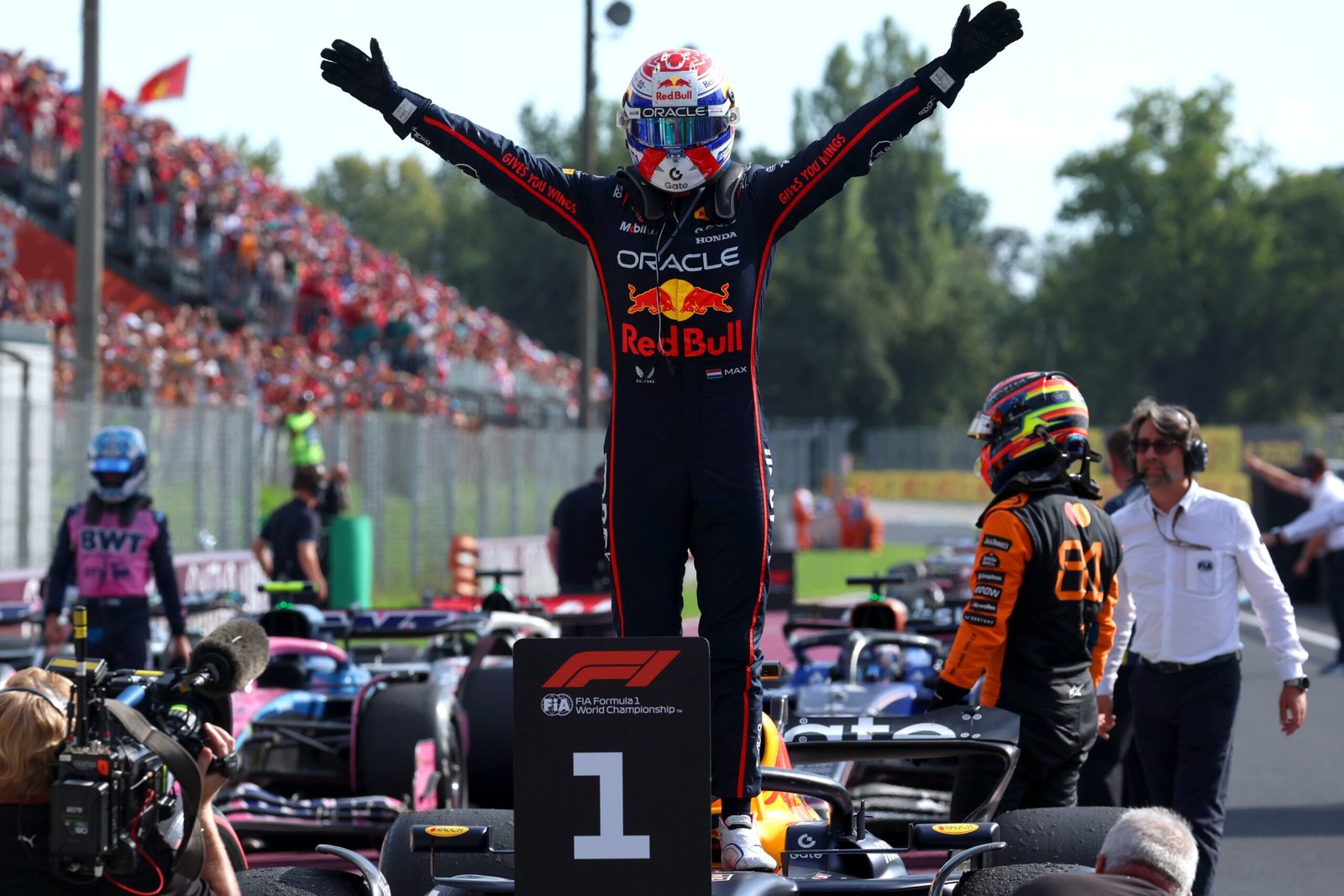 Italian GP: Verstappen wins as McLaren secure double podium