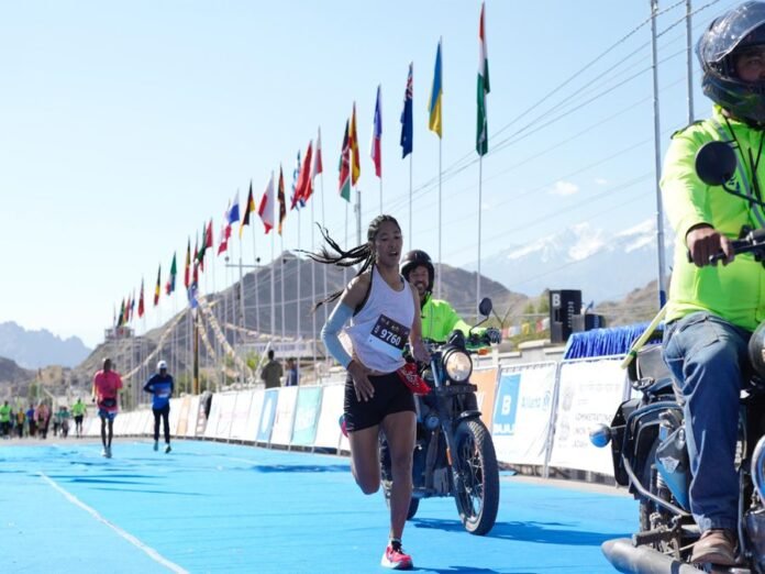 Jammu & Kashmir’s Hans Raj, Ladakh’s Stanzin Chondol claim Full Marathon titles at 12th Ladakh Marathon