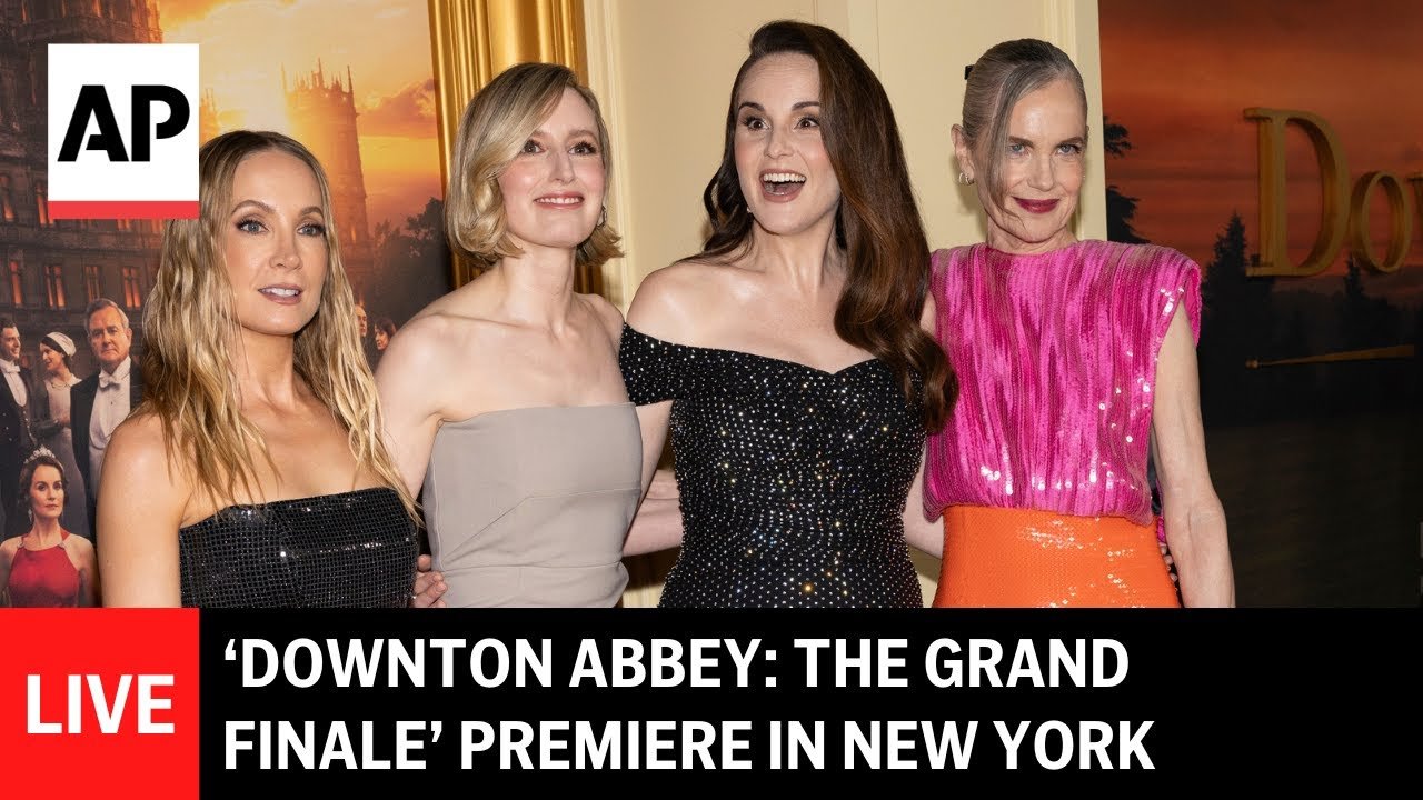 LIVE: ‘Downton Abbey: The Grand Finale’ premiere in New York (Video)