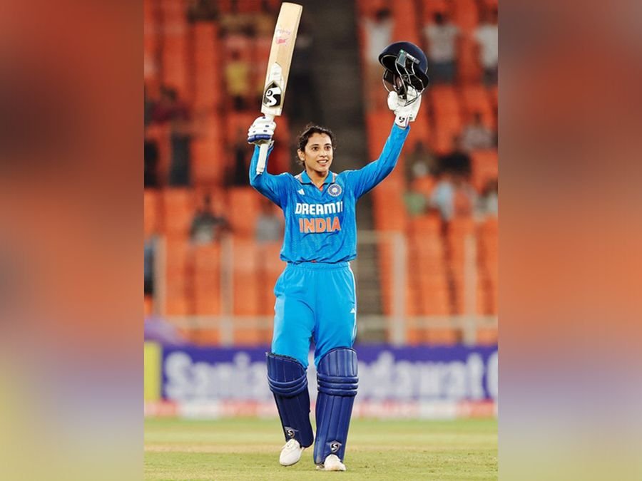 Mandhana's second-fastest ton for India shatters records during second ODI against Australia