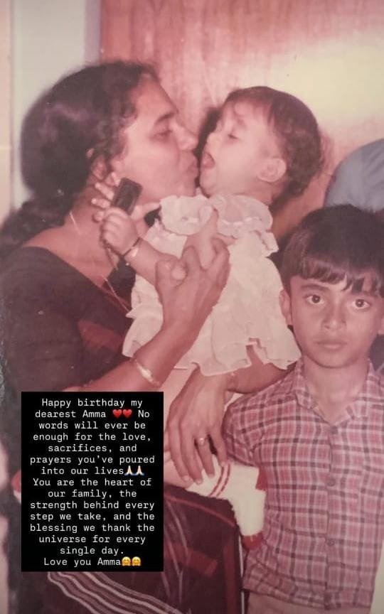 Nayanthara wishes her ‘Dearest Amma’ on her birthday: 'You are the heart of our family'