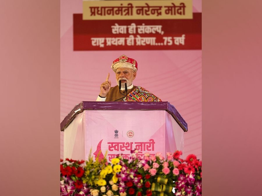 PM Modi launches 'Swasth Nari, Sashakt Parivar Abhiyaan' and 8th Rashtriya Poshan Maah in MP's Dhar