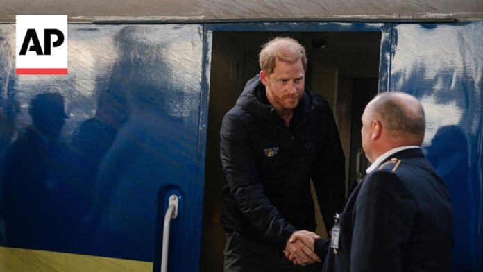 Prince Harry visits Ukraine in support of wounded service members (Video)