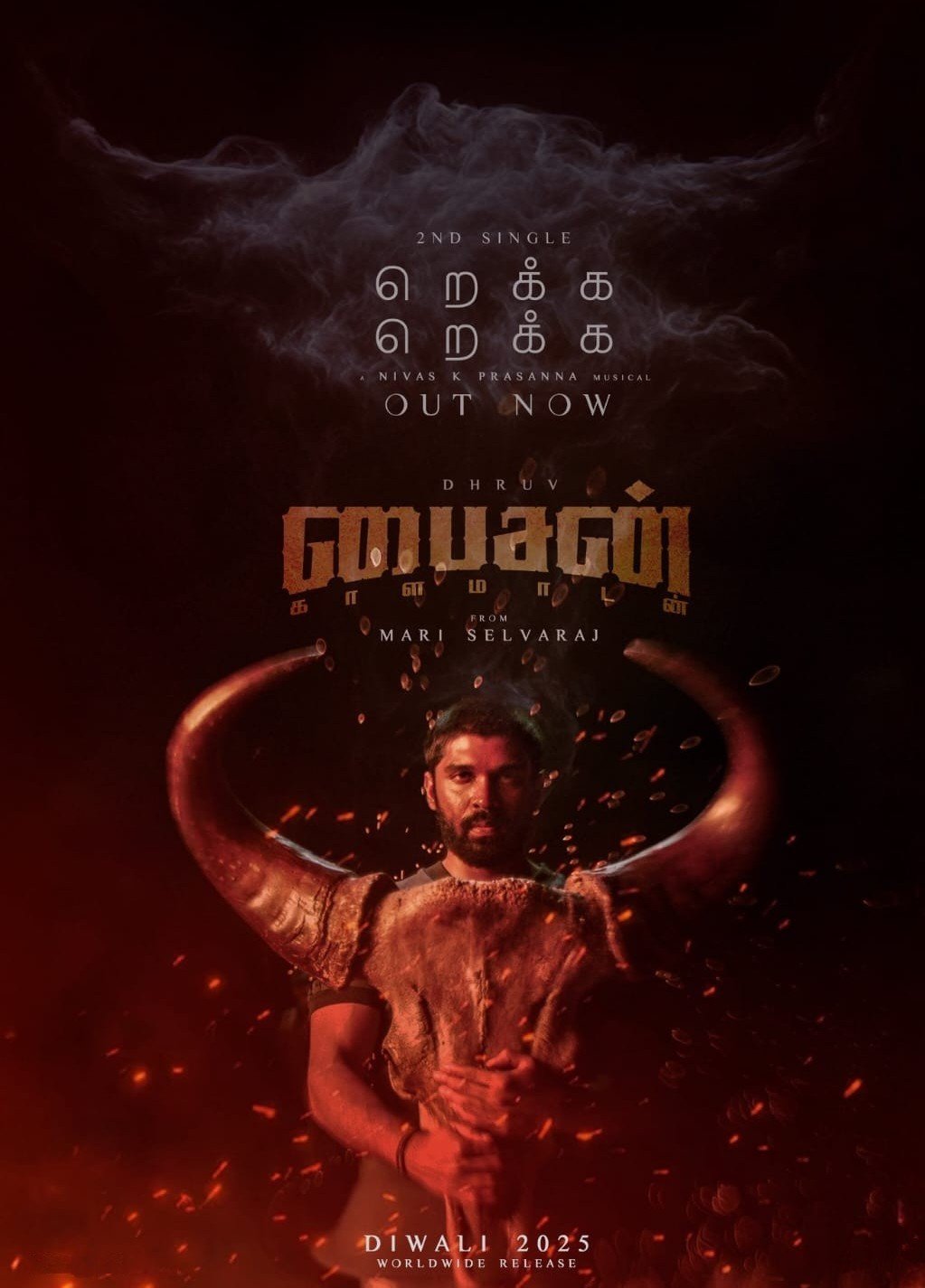 Pulsating track 'Rekka Rekka' from Dhruv Vikram's gripping sports drama 'Bison Kaalamaadan' released