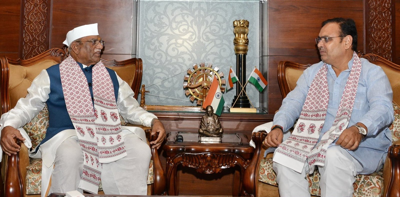 Rajasthan Guv, CM wish Radhakrishnan on Vice Presidential election victory