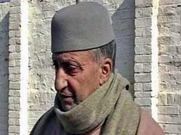 Senior separatist leader and ex-chairman of Hurriyat conference Abdul Gani Bhat dead