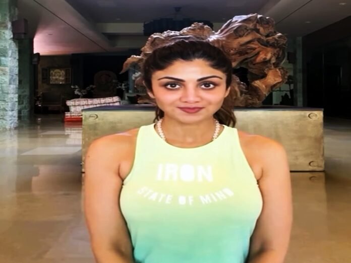 Shilpa Shetty teaches a Yoga practice to attain calm mind & harmony