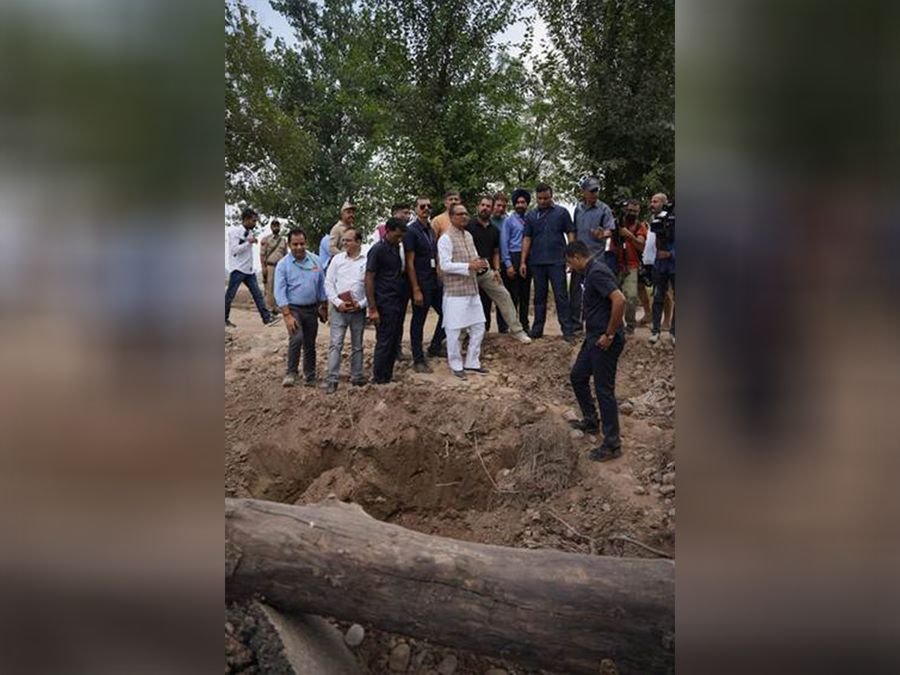 Shivraj Singh Chouhan assesses flood damage in Jammu; announces relief measures for farmers, workers