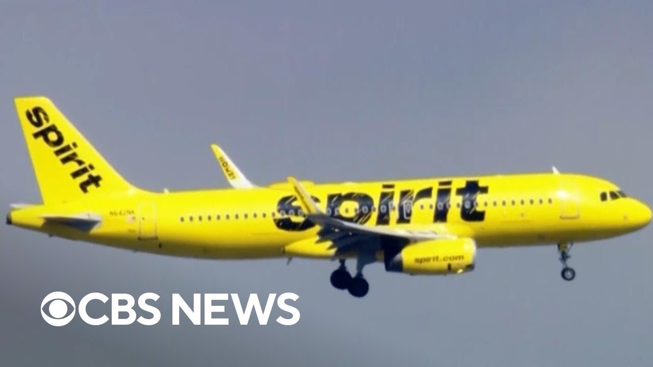 Spirit Airlines flight gets dangerously close to Air Force One (Video)