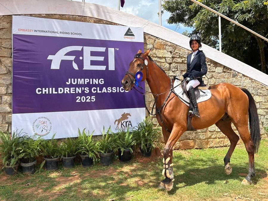 Stasya Pandya selected to represent India at FEI Children's Classic 2025 Finals