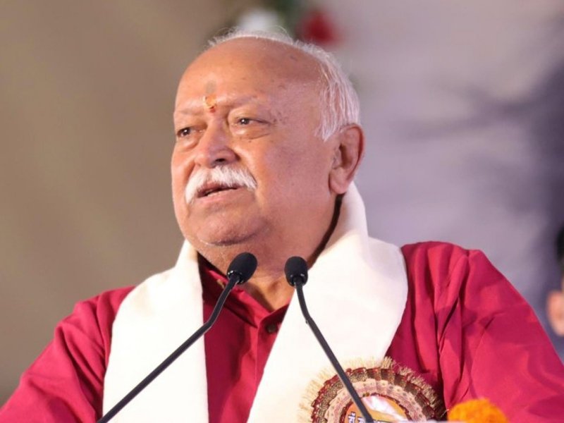 Tariffs on Indian goods out of fear of a stronger India: RSS chief Mohan Bhagwat