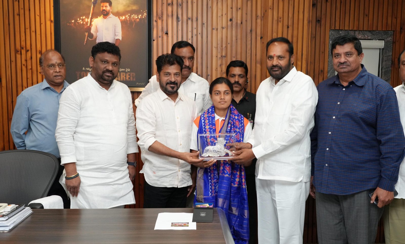 Telangana CM assures all support to archer Chikitha Taniparthi to aim for Olympic medals