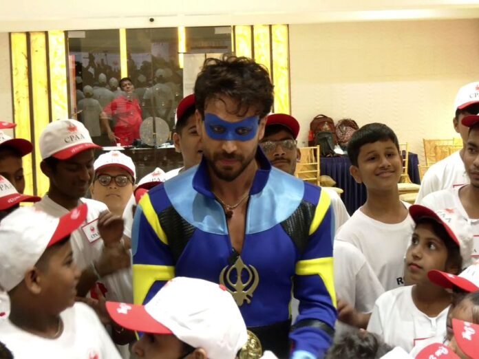 Tiger Shroff dons ‘Flying Jatt’ costume after almost 8 years for dance workshop with cancer-battling children in Mumbai