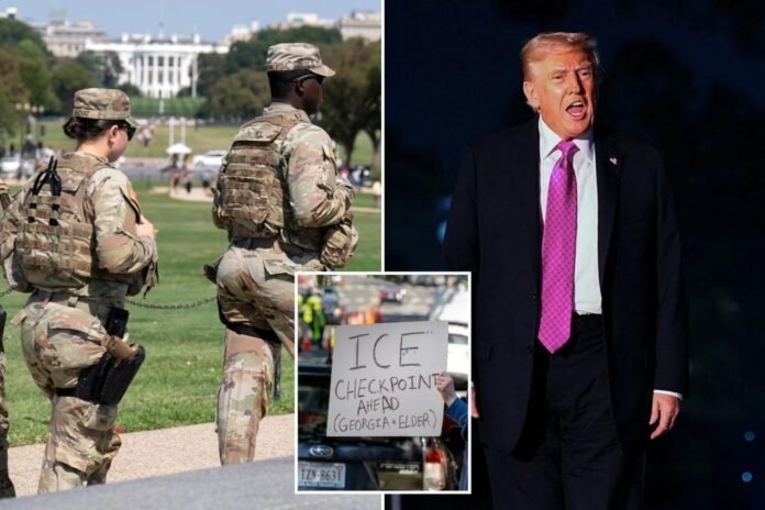 Trump vows to call a national emergency in Washington, DC over ICE dispute