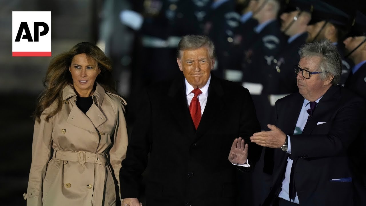 Trump's UK visit will mix politics and business talks with royal pomp (Video)