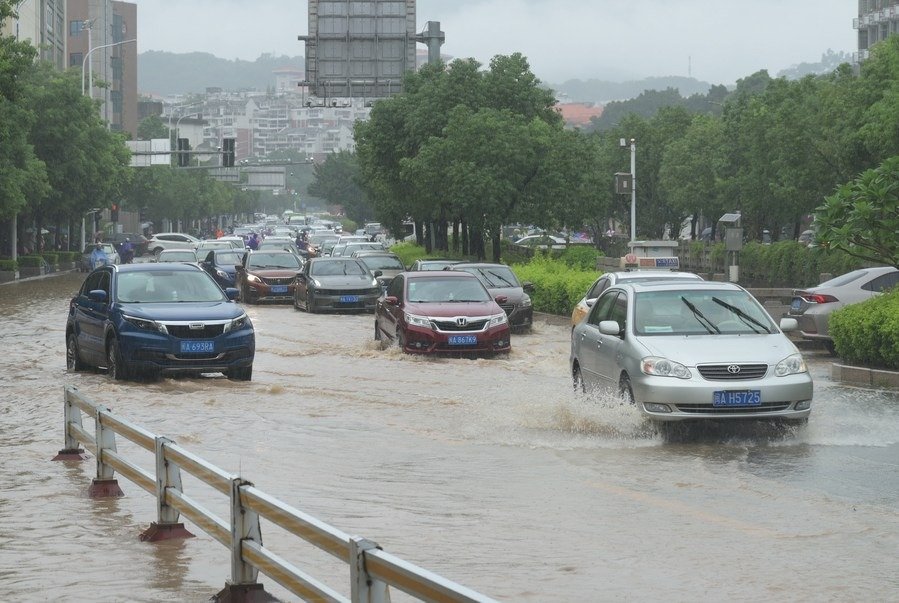 Typhoon Tapah makes landfall in China