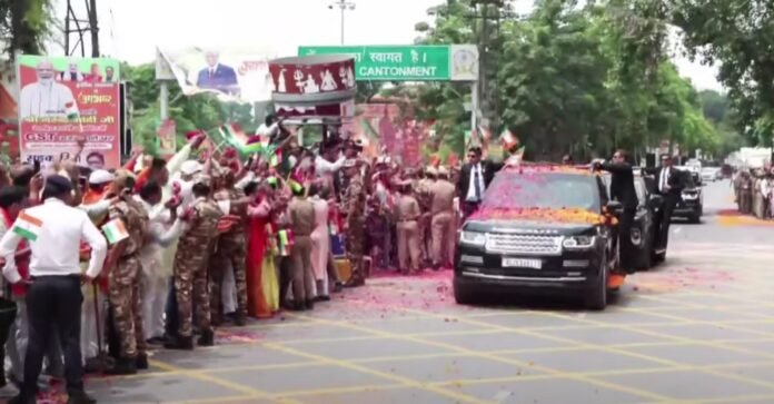 Varanasi gives rousing welcome to PM Modi
