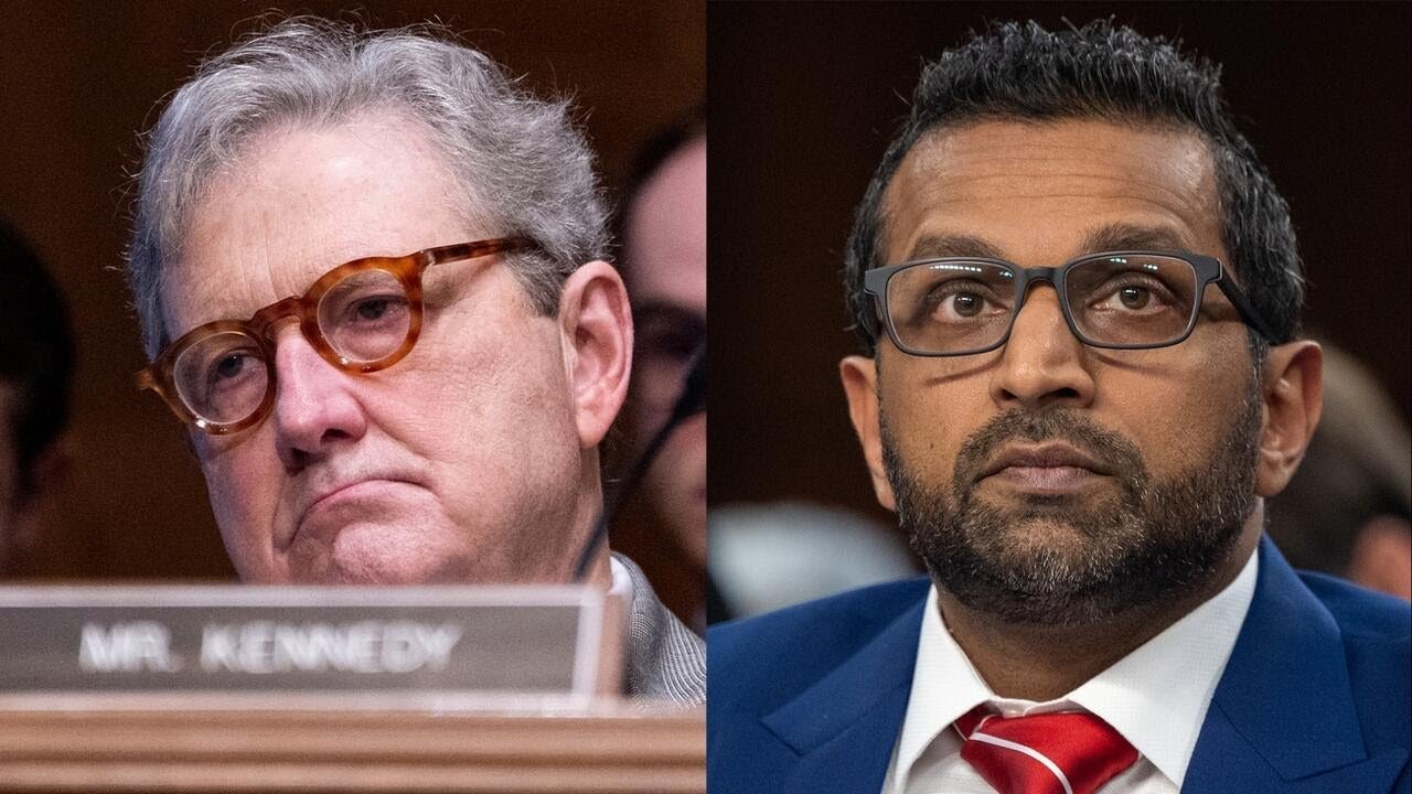 Watch: Sen. John Kennedy, Kash Patel discuss Charlie Kirk shooting probe, Epstein files (Video)