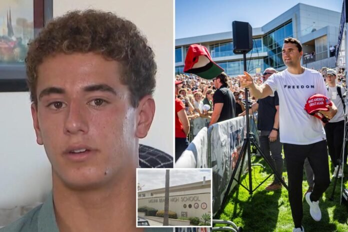 California high school student suspended after MAGA hat he wore to honor Charlie Kirk was stolen, sparking dispute