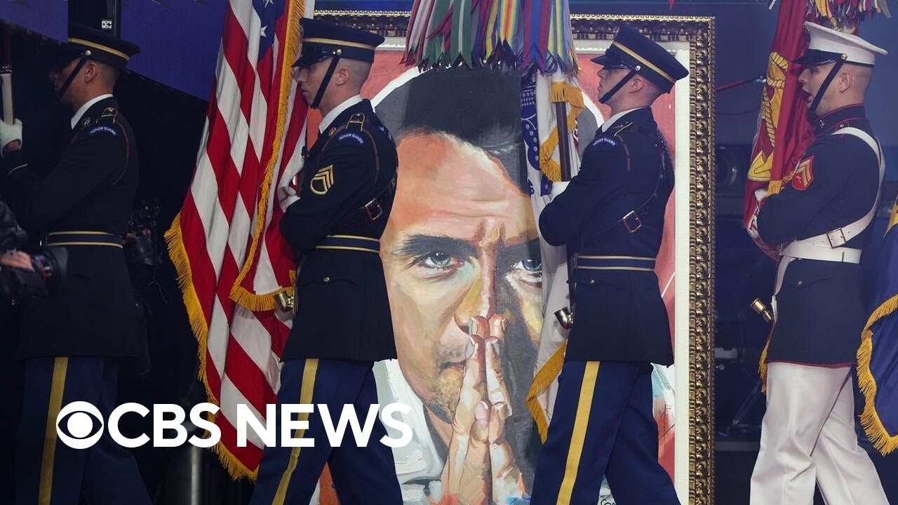 Watch: Steve Amerson sings the national anthem at Charlie Kirk memorial service (Video)