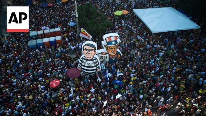 Protest in Brazil against bill that could lead to pardon for Bolsonaro (Video)
